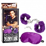 <strong>Набор наручники и маска Nick Hawk GIGOLO Locked Up & Lights Out 2957-20BXSE</strong> <br />
Набор из меховых наручников с ключиками и маска универсального Размера, фиолетового цвета. <div class="charTableblock"><div><span>Материал</span>: металл</div><div><span>Цвет</span>: другой</div><div><span>Производитель</span>: California Exotic Novelties, США</div></div> Набор наручники и маска Nick Hawk GIGOLO Locked Up & Lights Out 2957-20BXSE
Набор из меховых наручников с ключиками и маска универсального Размера, фиолетового цвета.