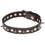 <strong>Ошейник с шипами X-Play Spiked Collar</strong> <br />
Черный ошейник, изготовленный из кожзама. Декорирован серебряными заклепками и шипами. Размер регулируется с помощью застежки.  <div class="charTableblock"><div><span>Материал</span>: кожзам</div><div><span>Цвет</span>: черный</div><div><span>Производитель</span>: X-Play, Канада</div></div> Ошейник с шипами X-Play Spiked Collar 
Черный ошейник, изготовленный из кожзама. Декорирован серебряными заклепками и шипами. Размер регулируется с помощью застежки.