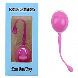 <strong>Розовый вагинальный шарик-яйцо с силиконовым шнуром</strong> <br />
Вагинальный шарик-яйцо розового цвета с силиконовым шнуром для безопасного использования. Выполнен из пластика с силиконовым шнуром и со смещенным центром тяжести. <div class="charTableblock"> </div> Розовый вагинальный шарик-яйцо с силиконовым шнуром
Вагинальный шарик-яйцо розового цвета с силиконовым шнуром для безопасного использования. Выполнен из пластика с силиконовым шнуром и со смещенным центром тяжести.