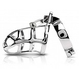 <strong>Диаметр кольца № 4,7 см.
Длина сбруи № 8 см.
Основание сбруи имеет форму овала с Размерами - 4 и 5 см.
 Упакован в стильный серебряный кейс.</strong> <br />
Разнообразьте свою сексуальную жизнь этим великолепным серебристым «поясом верности»! Выполненный из высококачественной стали аксессуар фиксируется в области основания яичек при помощи кольца, а сама сбруя надевается на пенис в спокойном состоянии, вся конструкция застегивается на маленький замочек.
<br><br>Материал гладкий, не пористый, легко моется. Внешний вид изделия вдохновляет и возбуждает. Изделие может использоваться как "пояс верности". <div class="charTableblock"> </div> Диаметр кольца № 4,7 см.
Длина сбруи № 8 см.
Основание сбруи имеет форму овала с Размерами - 4 и 5 см.
 Упакован в стильный серебряный кейс. 
Разнообразьте свою сексуальную жизнь этим великолепным серебристым «поясом верности»! Выполненный из высококачественной стали аксессуар фиксируется в области основания яичек при помощи кольца, а сама сбруя надевается на пенис в спокойном состоянии, вся конструкция застегивается на маленький замочек.
<br><br>Материал гладкий, не пористый, легко моется. Внешний вид изделия вдохновляет и возбуждает. Изделие может использоваться как "пояс верности".