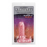   PLATINUM SUPER PINK 6in 
         PLATINUM SILICONE.      ,    ,     .   - ,  ,     ,   ,      .         Vac-U-Lock.  15,5 ,  3,8 . : . : Silicone. : Doc Johnson, .