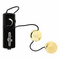   VIBRATING ORGASM BALLS GOLD 
    .