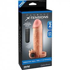 <strong>Телесная вибронасадка с кольцом Vibrating Real Feel 2 Extension - 16 см.</strong> <br />
Реалистичная вибронасадка с выделяющимися венами, складками, ярко выраженной головкой.<div class="charTableblock"> </div> Телесная вибронасадка с кольцом Vibrating Real Feel 2 Extension - 16 см. 
Реалистичная вибронасадка с выделяющимися венами, складками, ярко выраженной головкой.