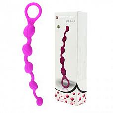 <strong>Силиконовая лиловая цепочка Modern Pretty Love Beeds - 21,5 см.</strong> <br />
Анальная цепочка , состоящая из пяти звеньев с хребтом.<div class="charTableblock"><div><span>Длина, см</span>: 21.5</div><div><span>Диаметр, см</span>: 2.30</div><div><span>Материал</span>: силикон</div><div><span>Цвет</span>: красный/розовый</div><div><span>Особенности</span>: цепочки, бусы</div><div><span>Длина, см</span>: 21-24</div><div><span>Диаметр, см</span>: 2</div></div> Силиконовая лиловая цепочка Modern Pretty Love Beeds - 21,5 см. 
Анальная цепочка , состоящая из пяти звеньев с хребтом.