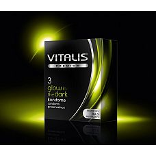 <strong>Светящиеся в темноте презервативы VITALIS premium №3 Glow in the dark - 3 шт.</strong> <br />
Презерватив из натурального каучукового латекса, прозрачный, со смазкой и накопителем.<div class="charTableblock"><div><span>Производитель</span>: Vitalis, Германия</div><div><span>Количество</span>: 3</div></div> Светящиеся в темноте презервативы VITALIS premium №3 Glow in the dark - 3 шт.
Презерватив из натурального каучукового латекса, прозрачный, со смазкой и накопителем.