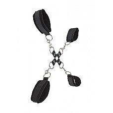    Velcro hand and leg cuffs 
  ,  -.