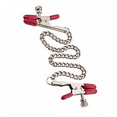 <strong>Цепочка для груди Phil Varone Rock Hard Nipple Clamps</strong> <br />
Серебристые цепочки.<div class="charTableblock"><div><span>Тип</span>: для сосков</div><div><span>Особенности</span>: с цепочкой</div><div><span>Производитель</span>: California Exotic Novelties, США</div></div> Цепочка для груди Phil Varone Rock Hard Nipple Clamps 
Серебристые цепочки.