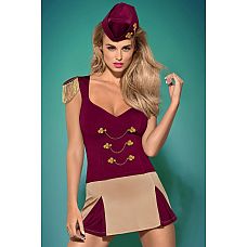 <strong>Игровой костюм тамбурмажоретки Majoretta</strong> <br />
Чувственное сочетание бордового и пудрово-бежевого цветов делают этот костюм тамбурмажоретки незабываемым.<div class="charTableblock"><div><span>Размер</span>: S (42-44); M (44-46)</div><div><span>Цвет</span>: красный, розовый</div><div><span>Производитель</span>: Obsessive, Польша</div></div> Игровой костюм тамбурмажоретки Majoretta 
Чувственное сочетание бордового и пудрово-бежевого цветов делают этот костюм тамбурмажоретки незабываемым.