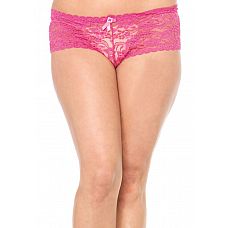 <strong>Кружевные шортики с низкой посадкой</strong> <br />
Нежные и сексапильные кружевные трусики-шортики, которые станут отличным дополнением Вашего гардероба.<div class="charTableblock"><div><span>Размер</span>: 1X (50-52)</div><div><span>Цвет</span>: красный, розовый</div><div><span>Производитель</span>: Leg Avenue, США</div><div><span>В наличии</span>: XXL, розовый</div></div> Кружевные шортики с низкой посадкой
Нежные и сексапильные кружевные трусики-шортики, которые станут отличным дополнением Вашего гардероба.