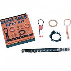 <strong>Набор из 5 эрекционных колец и лассо Giant Cock Ring Kit</strong> <br />
Набор из 5 эрекционных колец и лассо Giant Cock Ring Kit.<div class="charTableblock"><div><span>Материал</span>: ПВХ (PVC)</div></div> Набор из 5 эрекционных колец и лассо Giant Cock Ring Kit 
Набор из 5 эрекционных колец и лассо Giant Cock Ring Kit.