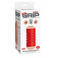   -  Pipedream Extreme Toyz  Tight Grip Mouth & Ass Masturbator 
 - Pipedream Extreme Toyz Tight Grip Mouth & Ass Masturbator          ,    .