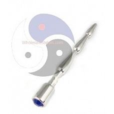 <strong>Серебристый зонд в уретру с синим кристаллом Rider jewel Plug with blue jewel - 11,6 см.</strong> <br />
Серебристый зонд в уретру с синим кристаллом Rider jewel Plug with blue jewel.<div class="charTableblock"> </div> Серебристый зонд в уретру с синим кристаллом Rider jewel Plug with blue jewel - 11,6 см. 
Серебристый зонд в уретру с синим кристаллом Rider jewel Plug with blue jewel.