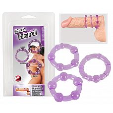 <strong>Набор из 3 фиолетовых эрекционных колец с шариками</strong> <br />
Набор из 3 фиолетовых эрекционных колец с шариками.<div class="charTableblock"><div><span>Материал</span>: TPE / TPR</div></div> Набор из 3 фиолетовых эрекционных колец с шариками 
Набор из 3 фиолетовых эрекционных колец с шариками.