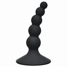   Ribbed Plug Black 4108-03Lola 
"  Ribbed Plug,     ,    ,             .
