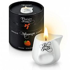      Bougie de Massage Gourmande Fraise - 80 . 
 ,        .