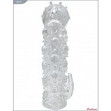 <strong>Прозрачная насадка с шипиками и хвостом - 11 см.</strong> <br />
Насадка с шипиками, прозрачная, EROTICON XL PENIS.<div class="charTableblock"><div><span>Материал</span>: гель</div><div><span>Производитель</span>: Eroticon, Россия</div></div> Прозрачная насадка с шипиками и хвостом - 11 см.
Насадка с шипиками, прозрачная, EROTICON XL PENIS.