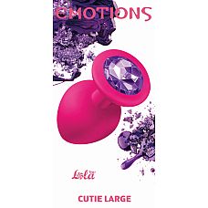   Emotions Cutie Large Pink dark purple crystal 4013-02Lola 
