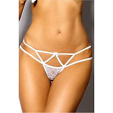 <strong>Элегантные белые трусики Peach</strong> <br />
Элегантные белые трусики стринги с кружевными вставками.<div class="charTableblock"><div><span>Размер</span>: S (42-44); M (44-46); L (46-48); XL (48-50)</div><div><span>Цвет</span>: белый</div><div><span>Производитель</span>: Anais, Польша</div><div><span>В наличии</span>: S, белый; M, белый; L, белый; XL, белый</div></div> Элегантные белые трусики Peach 
Элегантные белые трусики стринги с кружевными вставками.