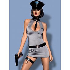 <strong>Костюм женщины-полицейского Police из 5 предметов</strong> <br />
Костюм полицейского.<div class="charTableblock"><div><span>Размер</span>: L (46-48); XL (48-50)</div><div><span>Цвет</span>: другой</div><div><span>Производитель</span>: Obsessive, Польша</div></div> Костюм женщины-полицейского Police из 5 предметов 
Костюм полицейского.