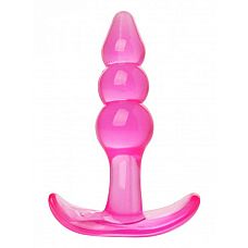 <strong>Розовая анальная пробка Bubbles Bumpy Starter - 11 см.</strong> <br />
Мягкая анальная пробка, с узкимPнаконечником и двумя шариками.<div class="charTableblock"><div><span>Длина, см</span>: 11.00</div><div><span>Диаметр, см</span>: 2.70</div><div><span>Материал</span>: TPE / TPR</div><div><span>Длина, см</span>: 9-12</div><div><span>Диаметр, см</span>: 2</div></div> Розовая анальная пробка Bubbles Bumpy Starter - 11 см.
Мягкая анальная пробка, с узкимPнаконечником и двумя шариками.