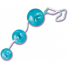 <strong>Три голубых вагинальных шарика</strong> <br />
Три пластиковых голубых полупрозрачных шарика со смещенным центром тяжести, соединенных веревочкой. Диаметр шариков 3,5 см, 2,5 см и 1,5 см.<div class="charTableblock"><div><span>Материал</span>: пластик</div><div><span>Производитель</span>: California Exotic Novelties, США</div></div> Три голубых вагинальных шарика
Три пластиковых голубых полупрозрачных шарика со смещенным центром тяжести, соединенных веревочкой. Диаметр шариков 3,5 см, 2,5 см и 1,5 см.