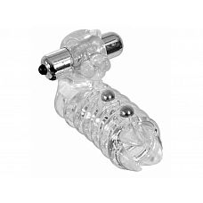 <strong>Вибрирующая насадка на пенис JAGUAR ENHANCER WITH BEADS</strong> <br />
Поддерживающая рифленая насадка на пенис с заострeнной головкой и двумя стратегически размещенными металлическими шариками для дополнительной стимуляции.<div class="charTableblock"> </div> Вибрирующая насадка на пенис JAGUAR ENHANCER WITH BEADS 
Поддерживающая рифленая насадка на пенис с заострeнной головкой и двумя стратегически размещенными металлическими шариками для дополнительной стимуляции.