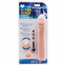 <strong>Супер-реалистичный удлинитель пениса с виброкольцом</strong> <br />
Удлиняющая и утолщающая насадка на пенис из материала Cyberskin, который максимально точно имитирует человеческую кожу.<div class="charTableblock"> </div> Супер-реалистичный удлинитель пениса с виброкольцом 
Удлиняющая и утолщающая насадка на пенис из материала Cyberskin, который максимально точно имитирует человеческую кожу.