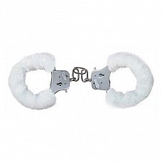  Furry Fun Cuffs White Plush 
 Furry Fun Cuffs     , .