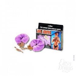    FURRY FUN CUFFS PURPLE PLUSH