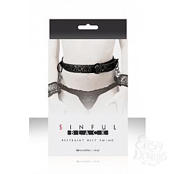  ������ �� ���� Sinful Black Restraint Belt Small ������