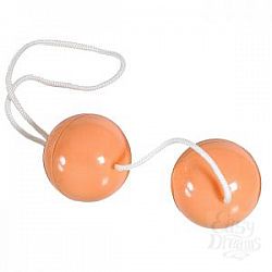 Телесные вагинальные шарики в пластиковой коробочке  Телесные вагинальные шарики в пластиковой коробочке