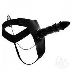     Black Magic Vibrating Strap-On