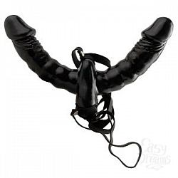      Vibrating Double Delight Strap-On