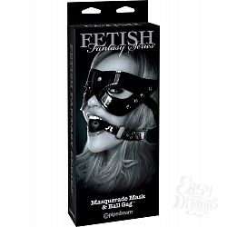   Masquerade Mask & Ball Gag     