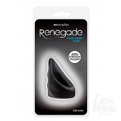    Renegade - Tear Drop Cockring - Black