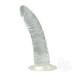     JELLY DILDO REAL RAPTURE CLEAR - 18 .
