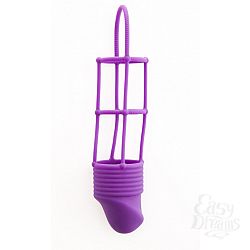  ���������� ������� �� ����� Ribbed Cockcage Purple 