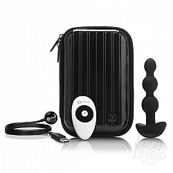   -  2  B-Vibe Triplet Anal Beads BLACK
