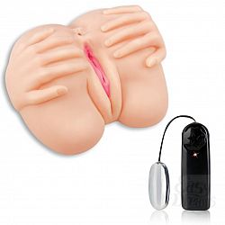     Vibrating Spread From Behind Pussy   Ass