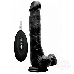  ׸ - Vibrating Realistic Cock 10  With Scrotum - 27 .