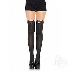        SPANDEX BLACK BEAR PANTYHOSE