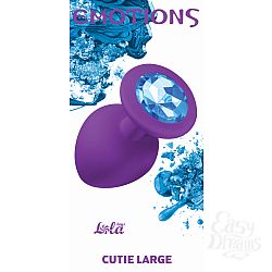    Emotions Cutie Large Purple light blue crystall 4013-05Lola
