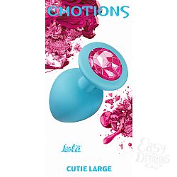    Emotions Cutie Large Turquoise pink crystal 4013-03Lola