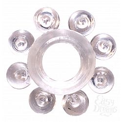 Прозрачное эрекционное кольцо Rings Bubbles  Прозрачное эрекционное кольцо Rings Bubbles