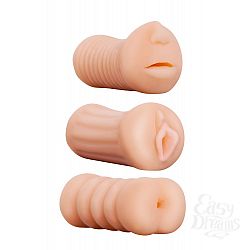    3  LIFELIKE STROKER SET