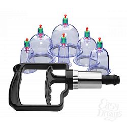      Sukshen 6 Piece Cupping Set with Acu-Points