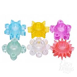 Набор из 6 разноцветных эрекционных колец Enhance 6 Piece Cock Ring Set  Набор из 6 разноцветных эрекционных колец Enhance 6 Piece Cock Ring Set