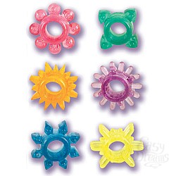 Набор из 6 эрекционных колец SENSO PAK  Набор из 6 эрекционных колец SENSO PAK