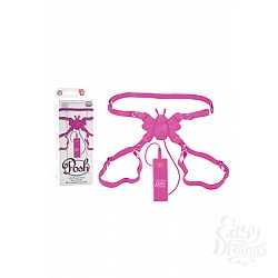 Стимулятор клитора на ремнях BUTTERFLY LOVER с вибрацией розовый  Стимулятор клитора на ремнях BUTTERFLY LOVER с вибрацией розовый