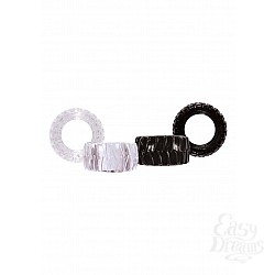   TREADS MENS RING WIDE BLACK NSN-0905-13